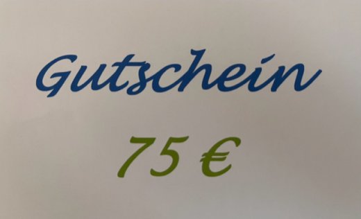 Gutschrift 75 €