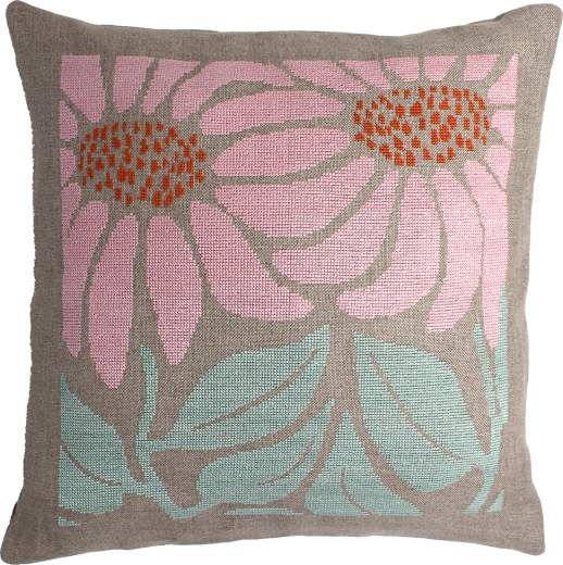 Kissen  Pink flowers