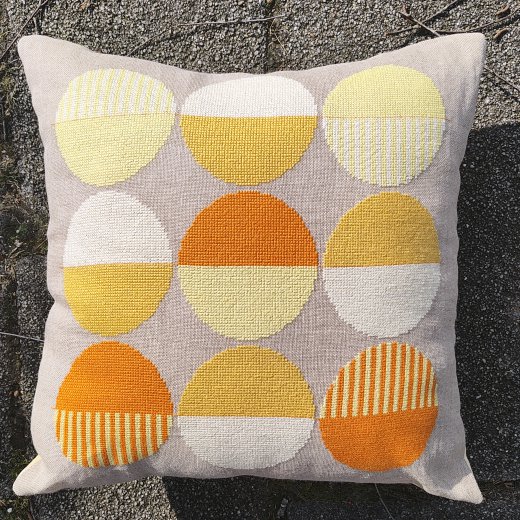 Kissen Gelbe Kreise Design Oehlenschlägers