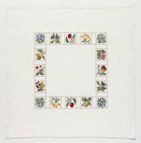 Tischdecke Früchte und Beeren in Feldern