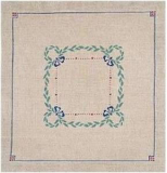 Jugendstildeckchen Kranz 2