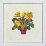 Topfblumen / Gelbe Primel - Serie mit 6 Motiven