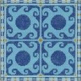 Deckchen Vier Wellen